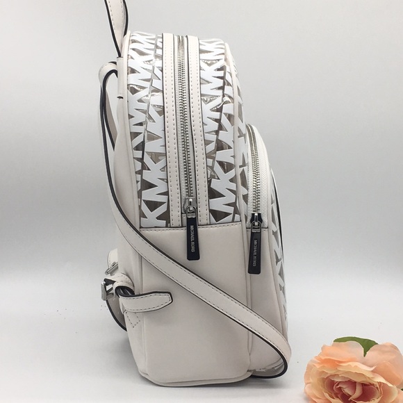 MICHAEL KORS ABBEY MD BACKPACK OPTIC WHITE - Picture 4 of 8